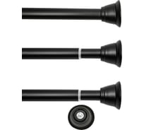 Карниз для ванной Bath Plus 122x218 decor collec (черный матовый) DC010