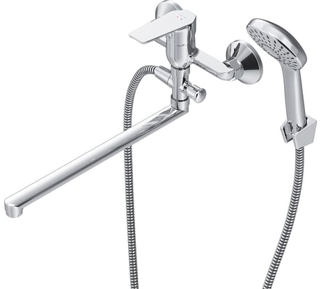 Смеситель д/ванны/душа AM.PM Gem излив 325 мм, душевой набор, хром F90A90100