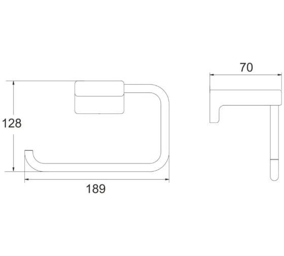 Полотенцедержатель Rose RG1806C