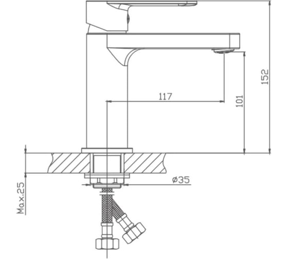 Смеситель для раковины Haiba HB10617 00292039