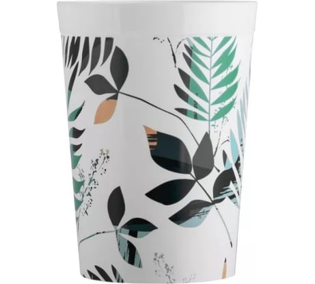 Стакан без разделителя Полимербыт BREEZE leaf 431490200