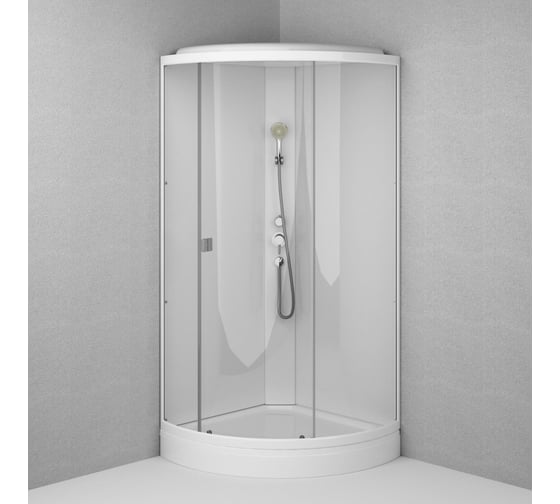 Душевая кабина AM.PM X-Joy 90x90, стекло прозрачное, профиль белый W88C-301-090WT64