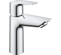 Смеситель для раковины GROHE BauEdge с рычажным донным клапаном, M-Size, хром 23759001