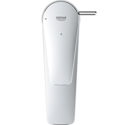 Смеситель для раковины GROHE BauEdge с рычажным донным клапаном, M-Size, хром 23759001