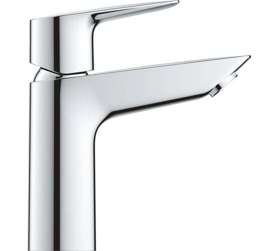 Смеситель для раковины GROHE BauEdge с рычажным донным клапаном, M-Size, хром 23759001