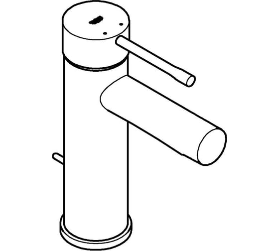 Смеситель для раковины GROHE Essence с донным клапаном и ограничением расхода воды, хром 3289800E