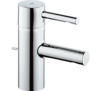 Смеситель для раковины GROHE Essence с донным клапаном и энергосберегающим картриджем, хром 2336800E
