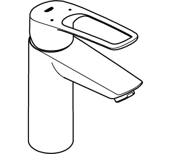Смеситель для раковины GROHE Eurosmart, M-Size, хром 23981003