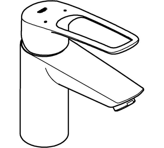 Смеситель для раковины GROHE Eurosmart, S-Size, хром 23980003