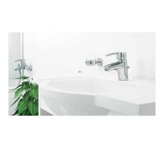 Смеситель для раковины GROHE Eurostyle с цепочкой с энергосберегающим картриджем, хром 2337510E