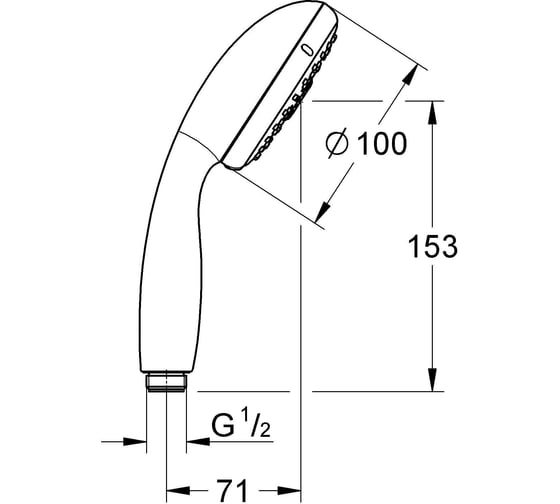 Ручной душ Grohe Tempesta new 28421002 00000086010