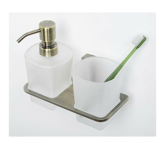 Держатель стакана и дозатора WasserKraft Exter K-5289