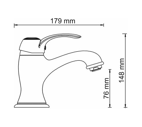 Смеситель для раковины WasserKRAFT Isar 1303