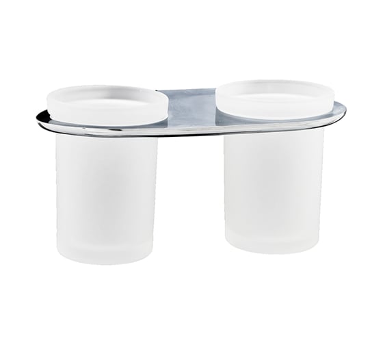 Двойной стеклянный подстаканник WasserKraft Kammel K-8328D
