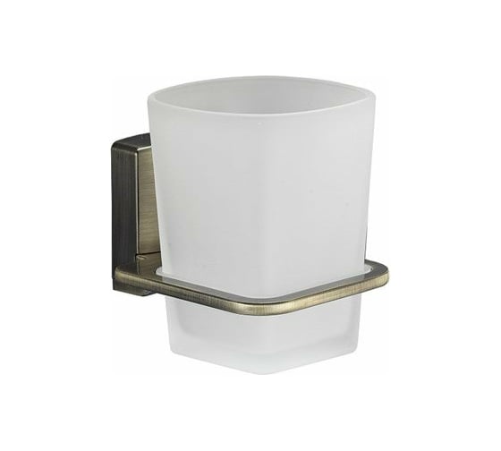 Стеклянный стакан для зубных щеток WasserKraft Exter K-5228 1