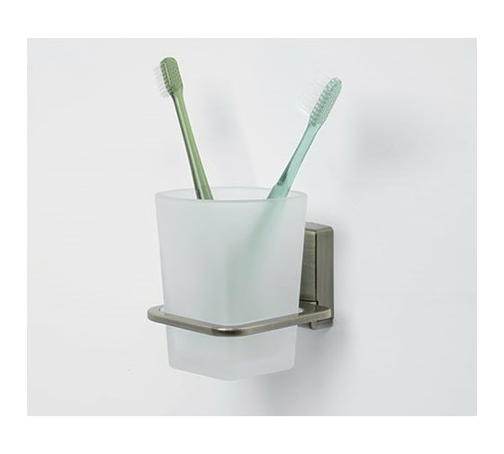 Стеклянный стакан для зубных щеток WasserKraft Exter K-5228
