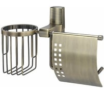 Держатель туалетной бумаги и освежителя WasserKraft Exter K-5259