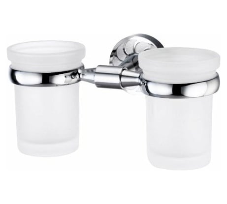 Двойной стеклянный подстаканник WasserKraft Isen K-4028D