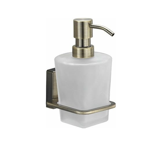 Стеклянный дозатор для жидкого мыла WasserKraft Exter 300 ml K-5299