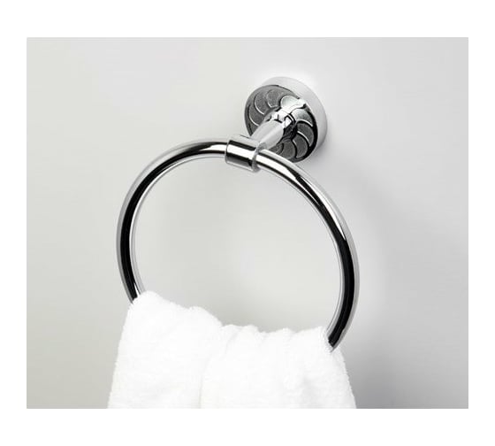 Держатель полотенец кольцо WasserKraft Isen K-4060