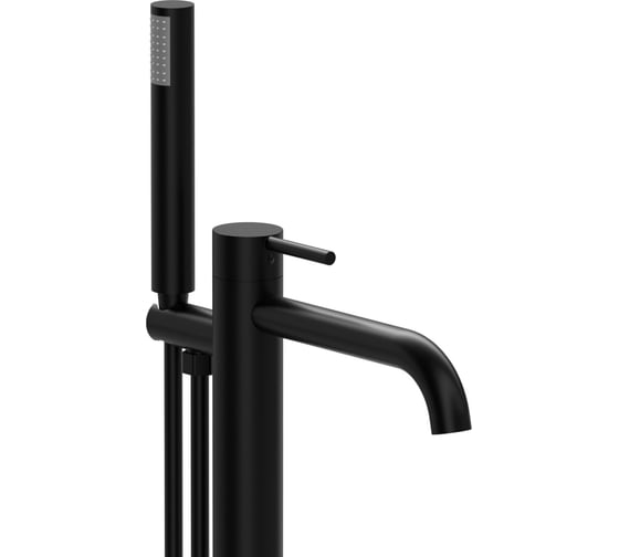 Смеситель для ванны Raiber Graceful черный RPB-010