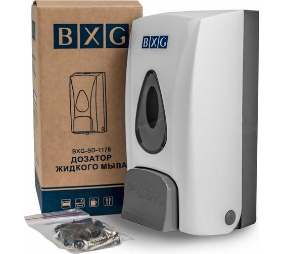Дозатор для жидкого мыла BXG SD-1178 0,5L, пластмасса 1748776