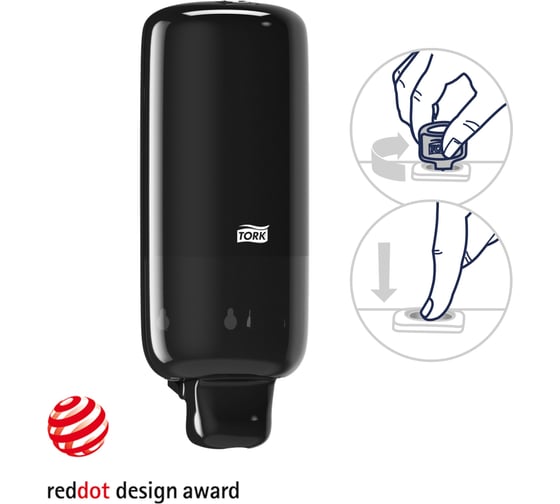 Диспенсер TORK Elevation S4 арт. 561508 для мыла-пены, черный 21790