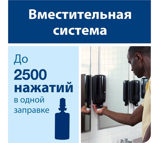 Диспенсер TORK Elevation S4 арт. 561508 для мыла-пены, черный 21790