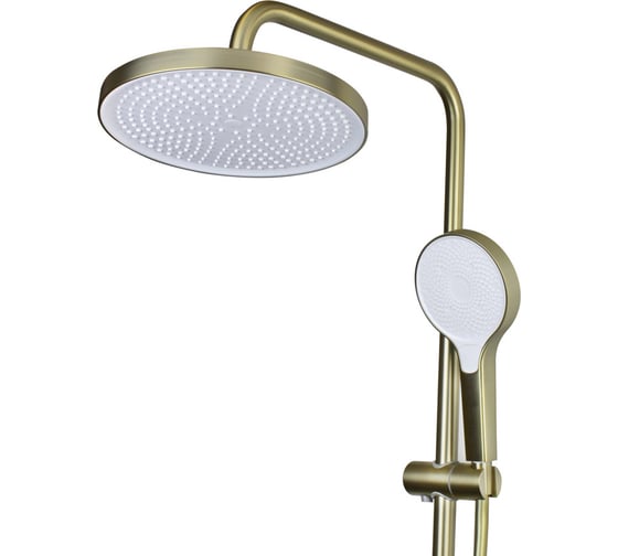 Комплект для ванны и душа Bronze de Luxe ICON матовое золото 80112CG