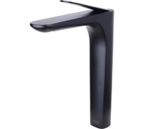 Смеситель высокий на раковину Bronze de Luxe АЙКОН черный матовый 2041CB