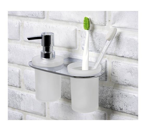 Держатель стакана и дозатора WasserKraft Kammel K-8389
