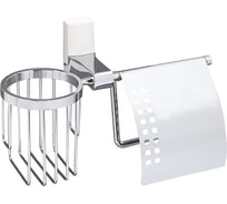 Держатель туалетной бумаги и освежителя WasserKraft Leine K-5059WHITE