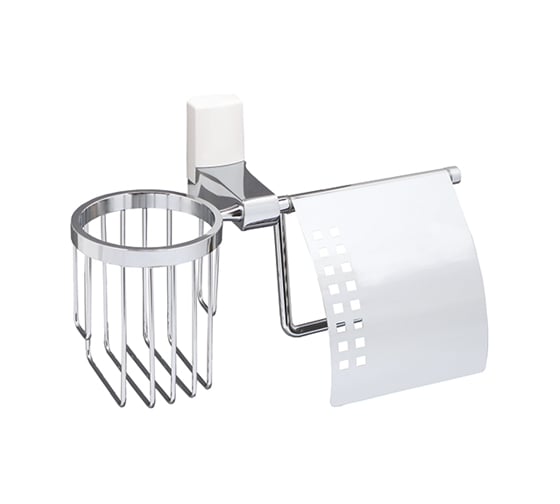 Держатель туалетной бумаги и освежителя WasserKraft Leine K-5059WHITE