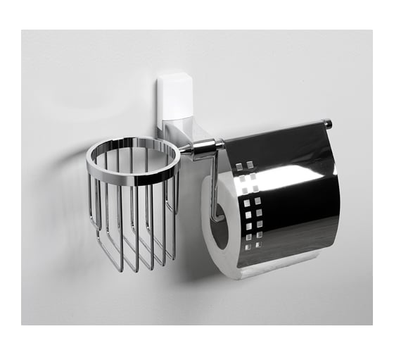 Держатель туалетной бумаги и освежителя WasserKraft Leine K-5059WHITE