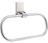 Держатель полотенец кольцо WasserKraft Leine K-5060WHITE
