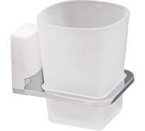 Стеклянный стакан для зубных щеток WasserKraft Leine K-5028WHITE