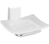 Мыльница стеклянная WasserKraft Leine K-5029WHITE