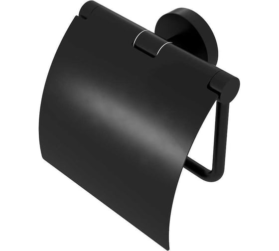 Бумагодержатель GEESA Nemox Black 128х48х122, черный матовый 916508-06