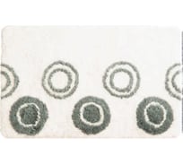Коврик для ванной комнаты IDDIS 50*80 см, акрил, Chequers, white 432A580I12