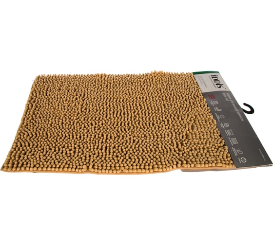 Коврик для ванной комнаты IDDIS 50*80 см, микрофибра шенилл, Sandy Desert 640M580i12