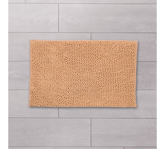 Коврик для ванной комнаты IDDIS 50*80 см, микрофибра шенилл, Sandy Desert 640M580i12