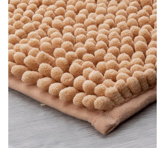 Коврик для ванной комнаты IDDIS 50*80 см, микрофибра шенилл, Sandy Desert 640M580i12