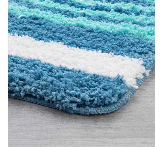 Коврик для ванной комнаты IDDIS 60*90 см, Микрофибра, Blue horizon 301M690i12