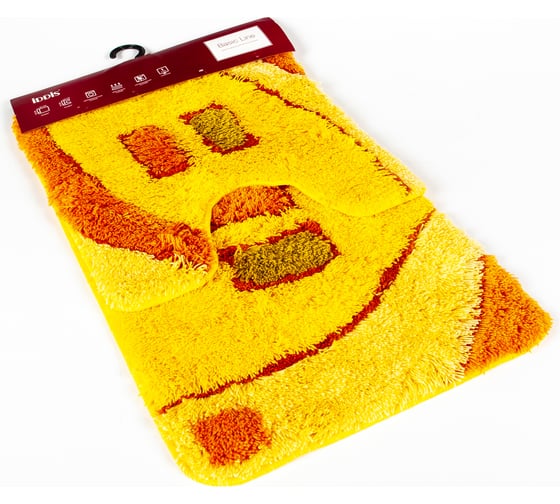 Набор ковриков для ванной комнаты IDDIS 50*80+50*50 см, акрил, ID, gold sands MID090AS