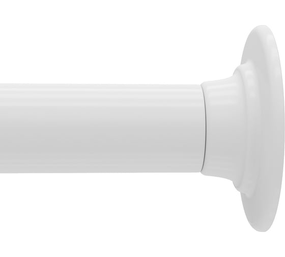 Угловой карниз для ванной комнаты IDDIS белый 040A200I14
