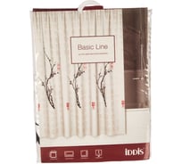 Штора для ванной комнаты IDDIS 200*200 см, полиэстер, cherry tree SCID100P