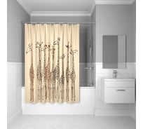 Штора для ванной комнаты IDDIS 180*200 см, полиэстер, Safari Friends 570P18Ri11