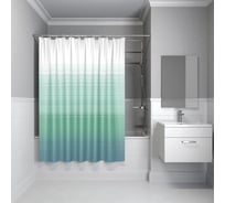 Штора для ванной комнаты IDDIS 200*200 см, полиэстер, Blue Horizon 301P20RI11