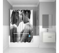 Штора для ванной комнаты IDDIS 200*180 см, полиэстер, romance SCID160P