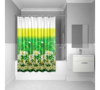 Штора для ванной комнаты IDDIS 200*200 см, полиэстер, daisy garden SCID050P